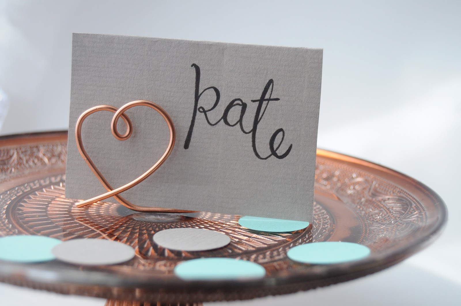 Best ideas about DIY Place Card Holder
. Save or Pin life & lisa DIY Wire Place Card Holders Now.
