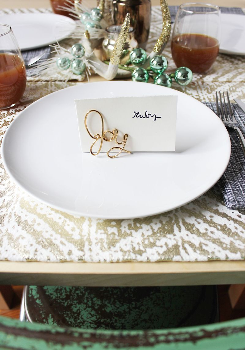 Best ideas about DIY Place Card Holder
. Save or Pin Easy Wire Place Card Holder DIY A Beautiful Mess Now.