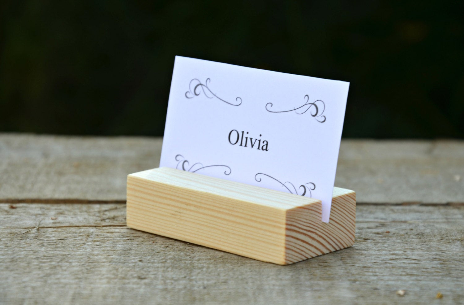 Best ideas about DIY Place Card Holder
. Save or Pin 10 Wood Place Card Holders for Weddings DIY Rustic Wood Table Now.