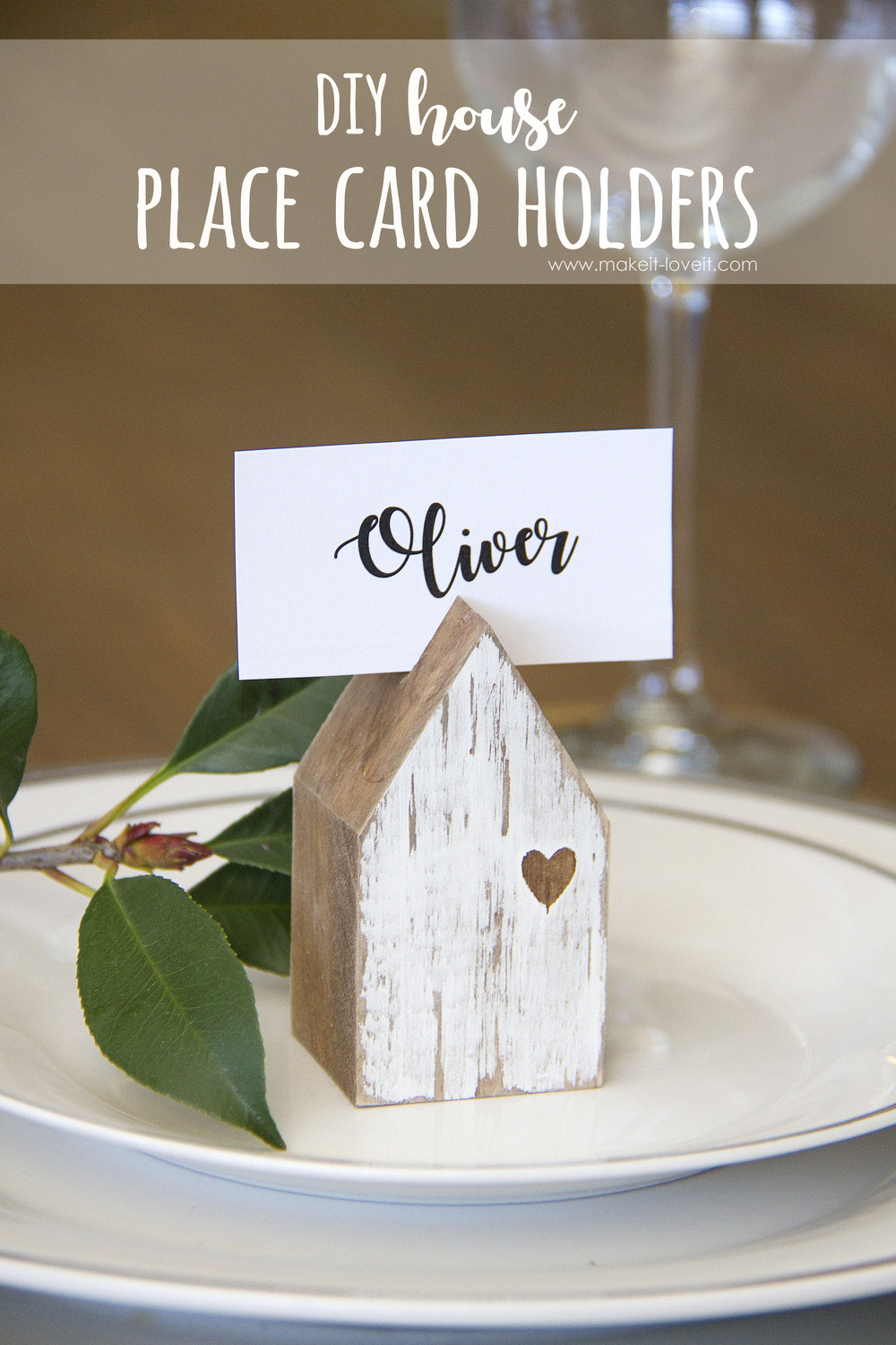 Best ideas about DIY Place Card Holder
. Save or Pin DIY House Place Card Holders Now.