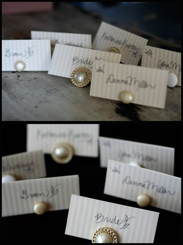 Best ideas about DIY Place Card
. Save or Pin DIY clip on earring Place Card Holders Now.