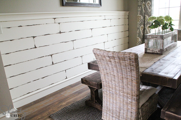 Best ideas about DIY Planked Walls
. Save or Pin DIY Distressed Plank Wall Shanty 2 Chic Now.
