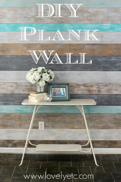 Best ideas about DIY Planked Walls
. Save or Pin DIY Painted Plank Wall Lovely Etc Now.