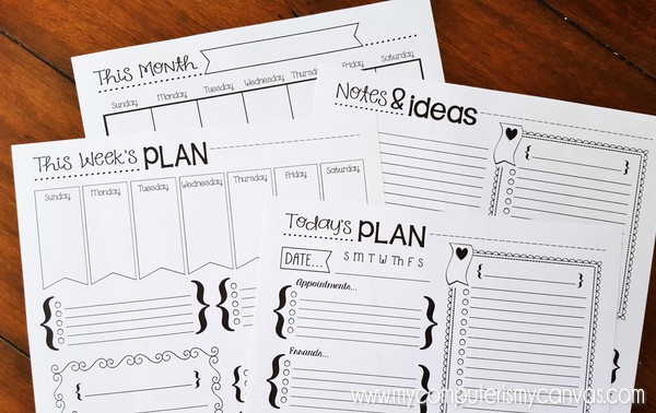 Best ideas about DIY Planner Pages
. Save or Pin My puter is My Canvas FREEBIE Printable Password Keeper Now.
