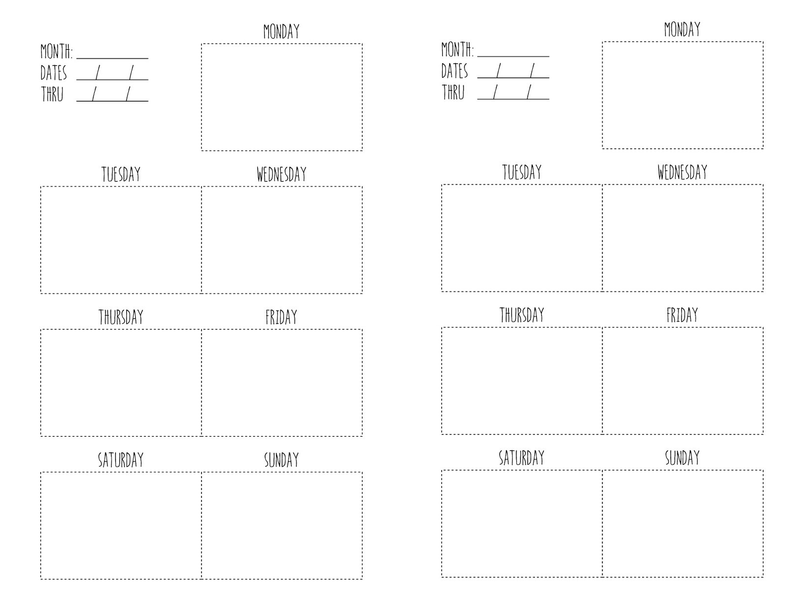 Best ideas about DIY Planner Templates
. Save or Pin We Can Make Anything diy weekly planner free template Now.