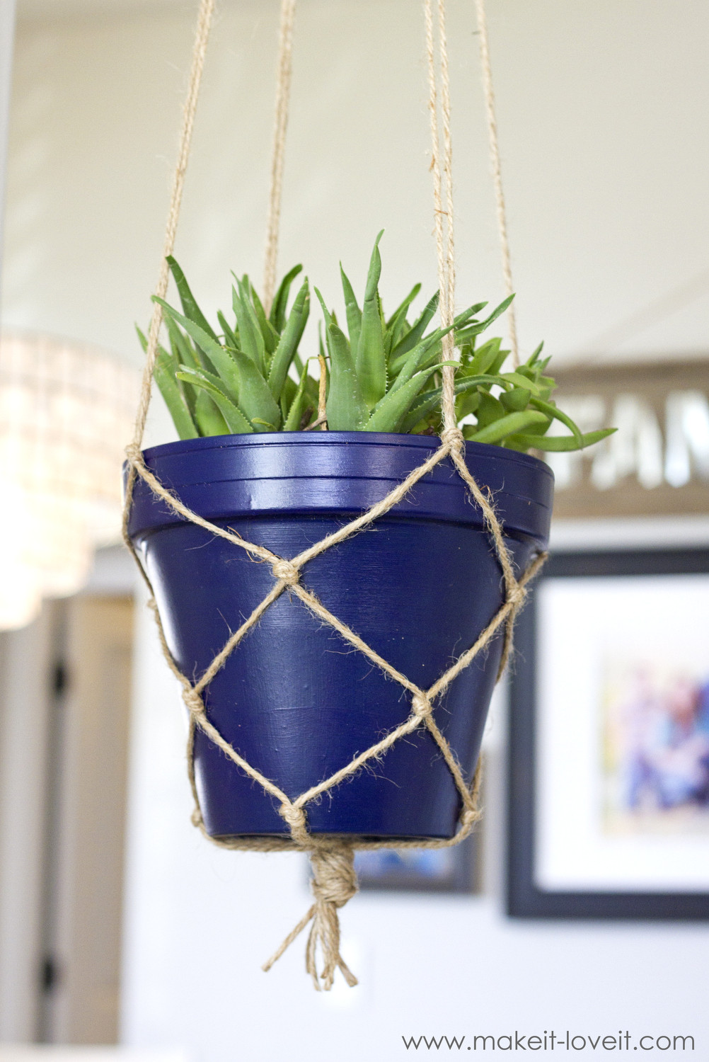 Best ideas about DIY Plant Hanger
. Save or Pin DIY Plant Hanger How to Make a Super Simple Rope Plant Hanger Now.
