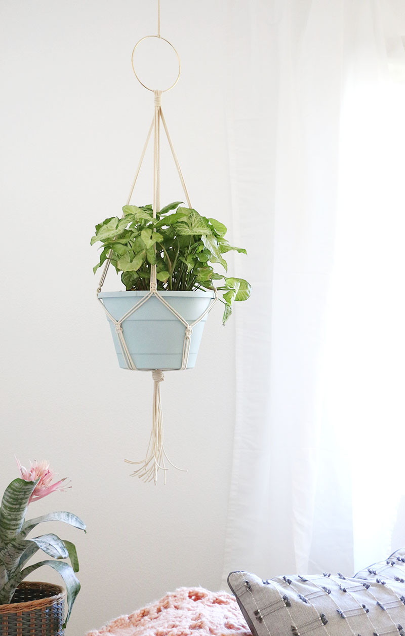 Best ideas about DIY Plant Hanger
. Save or Pin Simple DIY Macrame Plant Hanger Persia Lou Now.