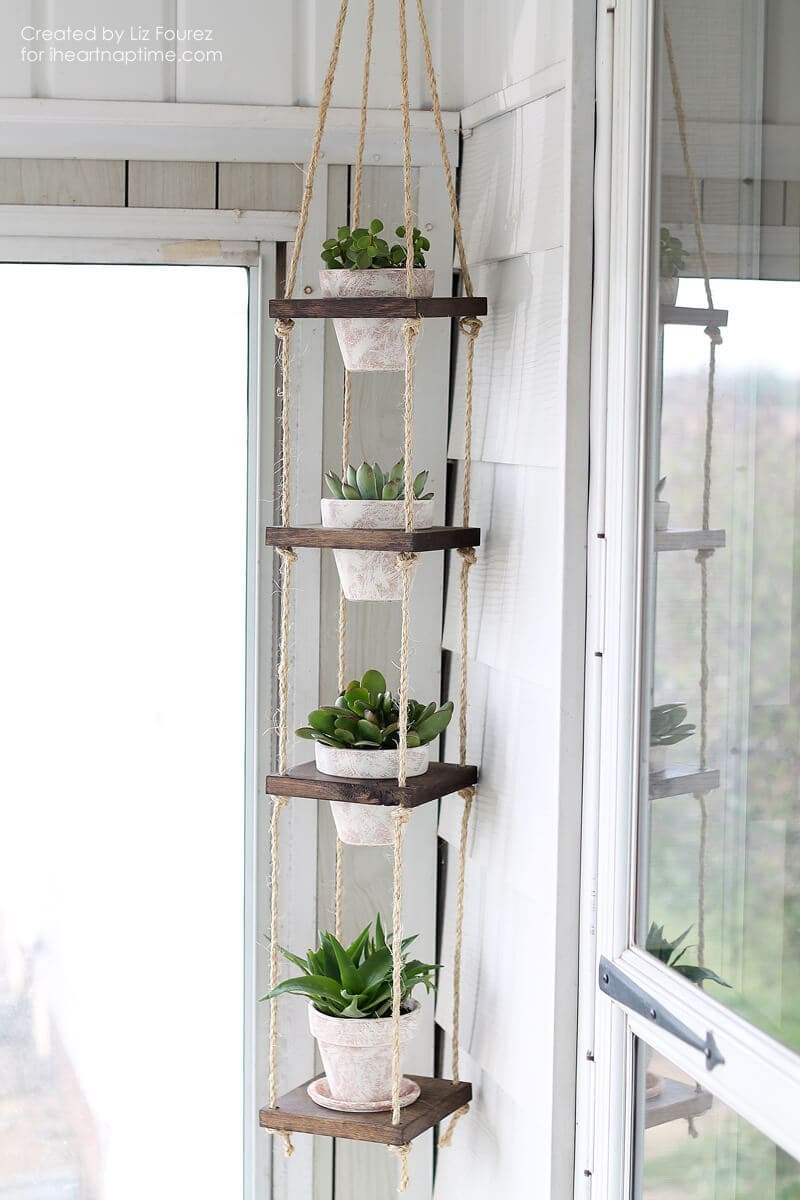 Best ideas about DIY Plant Hanger
. Save or Pin DIY Vertical Plant Hanger I Heart Nap Time Now.