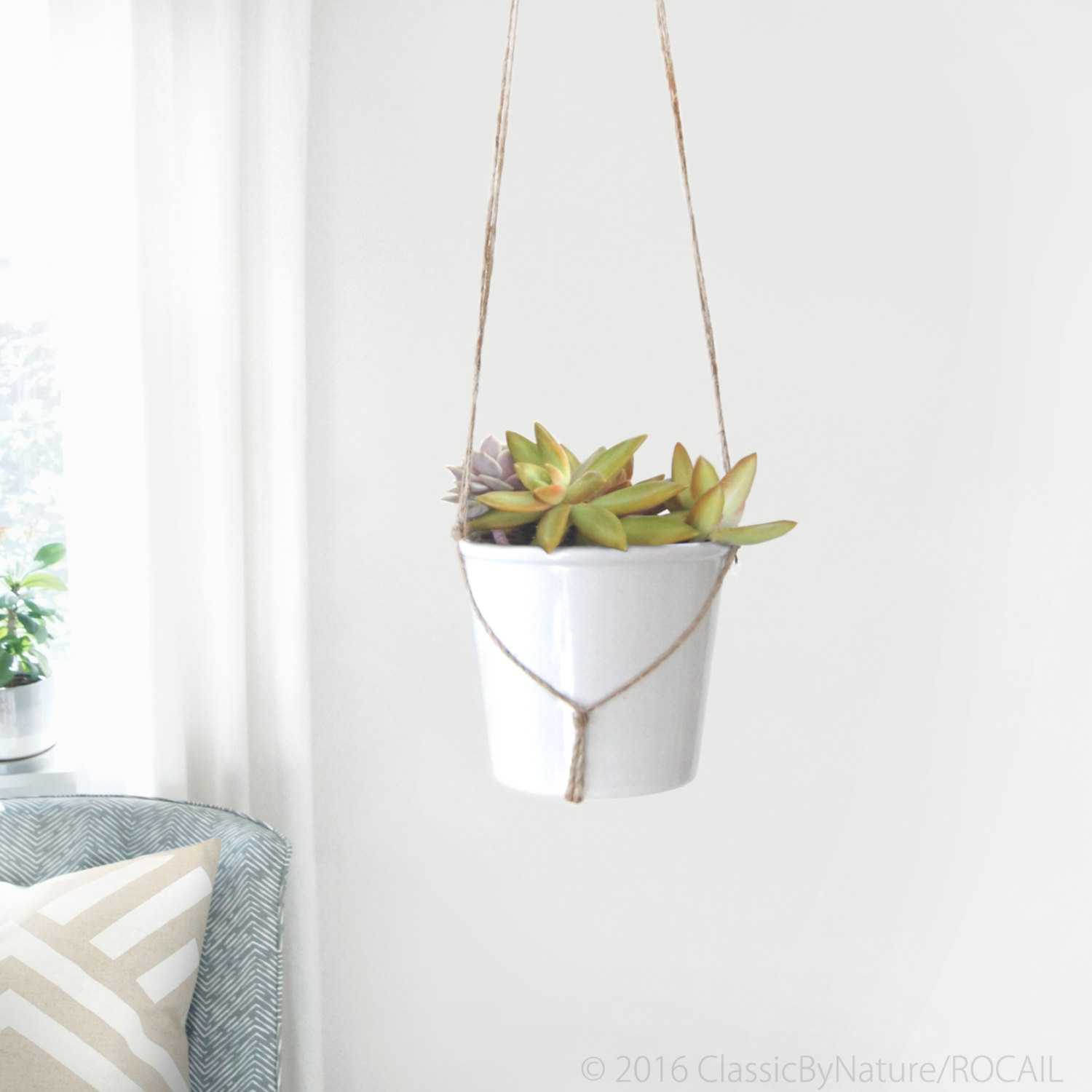 Best ideas about DIY Plant Hangers
. Save or Pin Modern and minimalist macrame plant hanger DIY hanging Now.