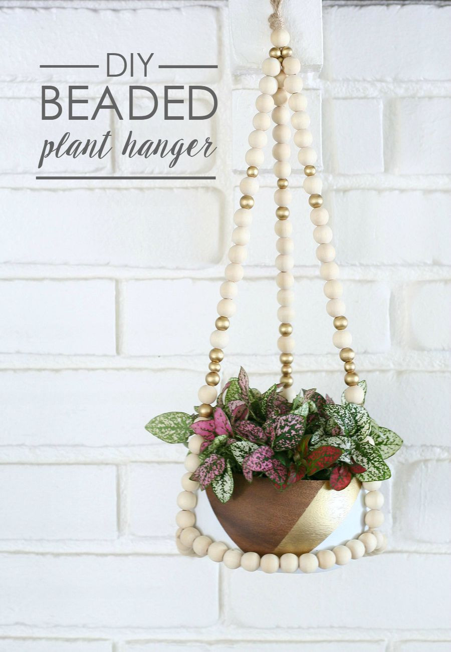 Best ideas about DIY Plant Hangers
. Save or Pin DIY Beaded Plant Hanger Now.