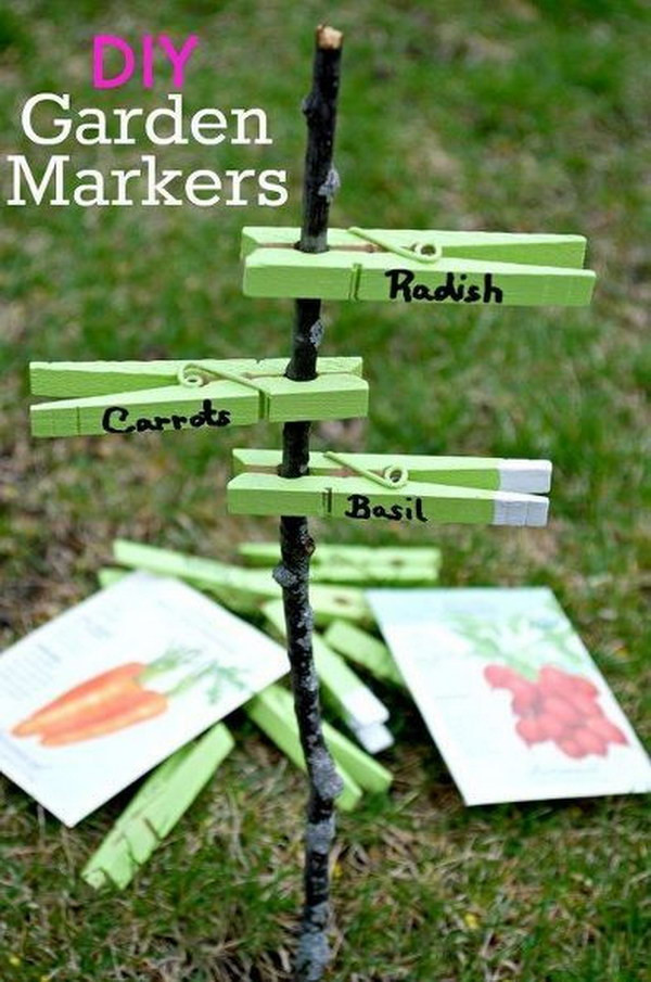 Best ideas about DIY Plant Markers
. Save or Pin 30 DIY Plant Label & Marker Ideas For Your Garden Hative Now.