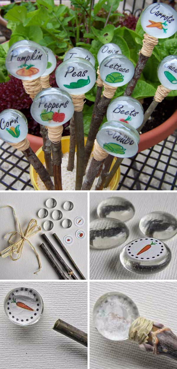 Best ideas about DIY Plant Markers
. Save or Pin 30 DIY Plant Label & Marker Ideas For Your Garden Hative Now.