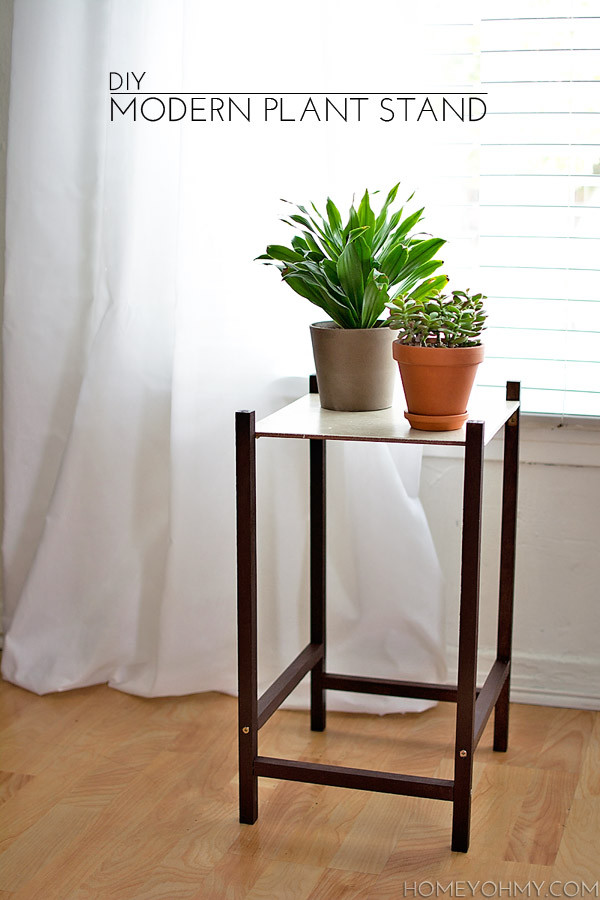 Best ideas about DIY Plant Stand
. Save or Pin DIY Modern Plant Stand Homey Oh My Now.