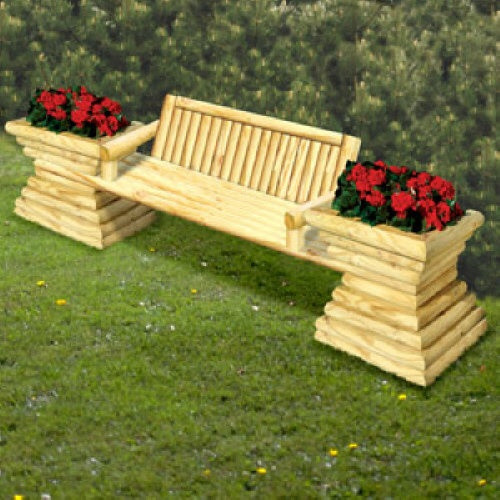 Best ideas about DIY Planter Bench
. Save or Pin Landscape Timber Project Now.