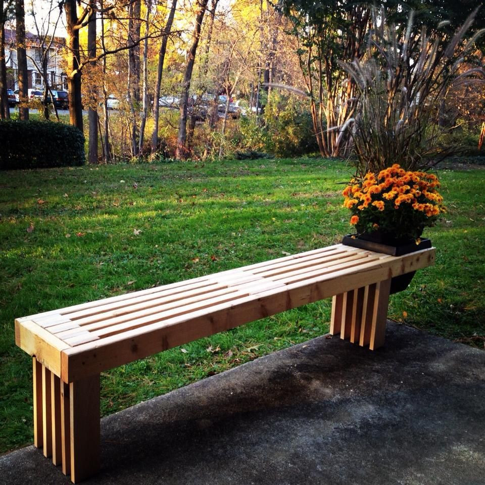 Best ideas about DIY Planter Bench
. Save or Pin DIY planter bench from recycled wood iWant Now.