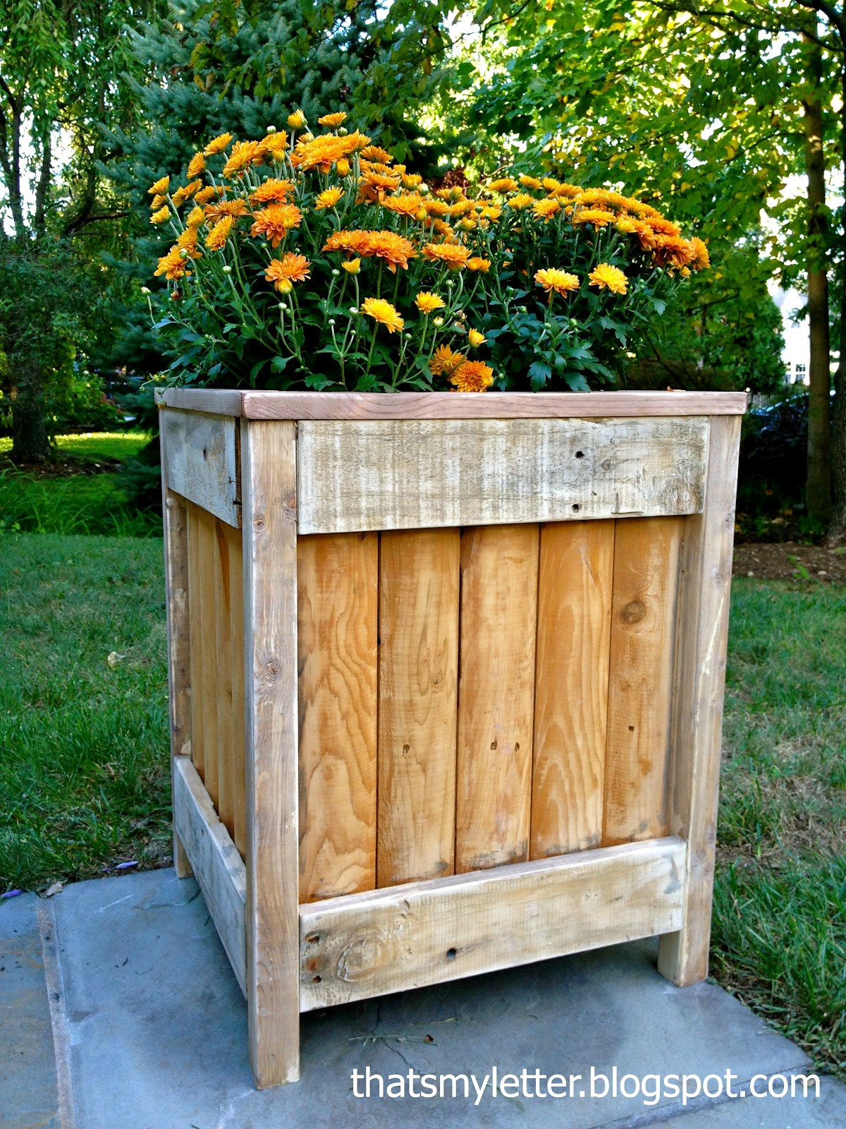 Best ideas about DIY Planter Box
. Save or Pin That s My Letter DIY Outdoor Planter Now.