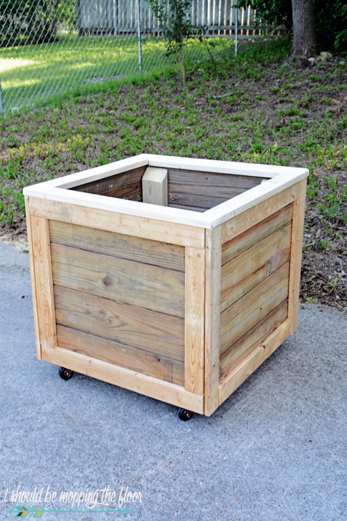 Best ideas about DIY Planter Box
. Save or Pin i should be mopping the floor DIY Planter Box with Wheels Now.