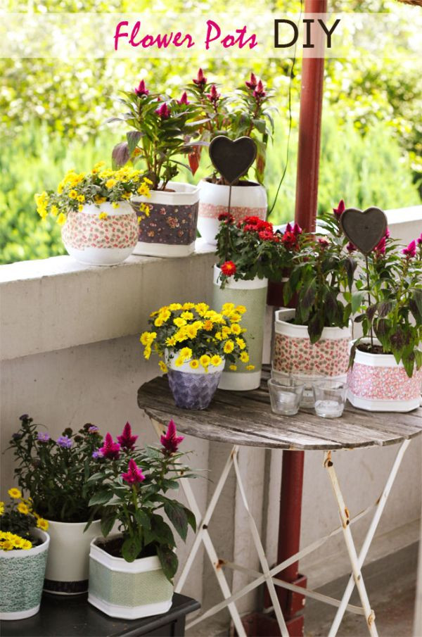 Best ideas about DIY Plants Pots
. Save or Pin 10 Cute Ways To Decorate Your Flower Pots Now.