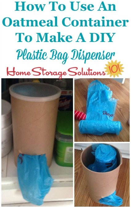 Best ideas about DIY Plastic Bag Dispenser
. Save or Pin 6 DIY Plastic Bag Holder Ideas Using Upcycled Containers Now.