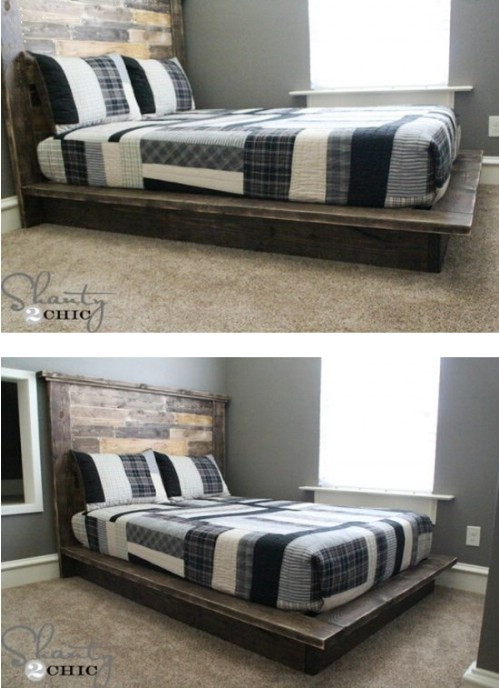 Best ideas about DIY Platform Bed Frame
. Save or Pin 21 DIY Bed Frame Projects – Sleep in Style and fort Now.