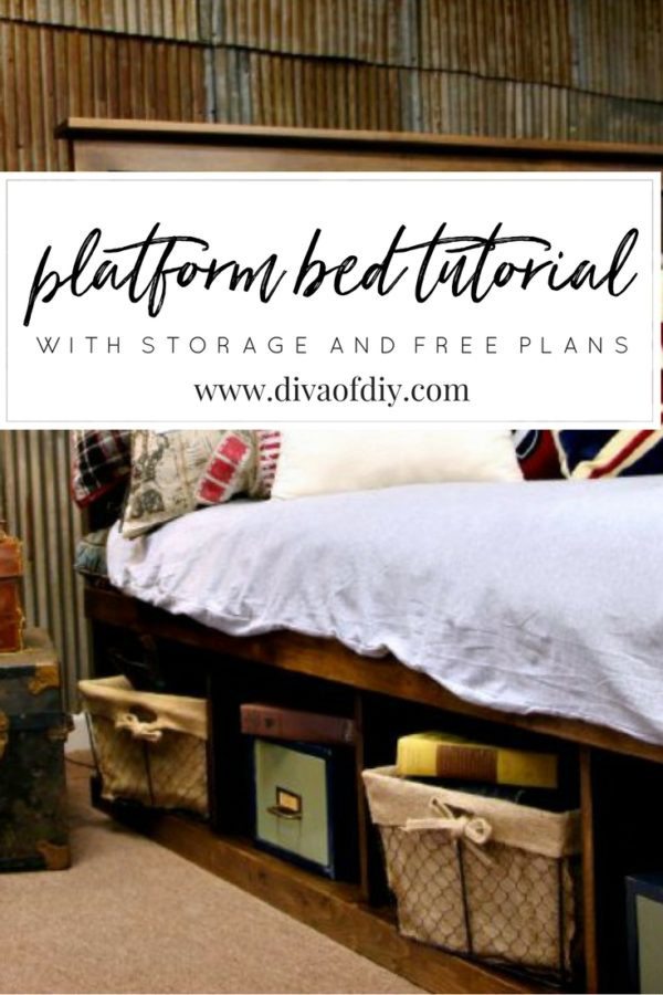 Best ideas about DIY Platform Storage Bed
. Save or Pin How to Make Your Own DIY Platform Bed with Storage Now.