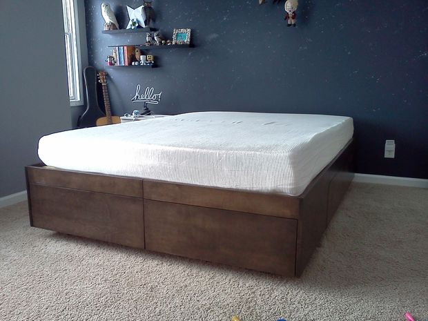 Best ideas about DIY Platform Storage Bed
. Save or Pin 15 DIY Platform Beds That Are Easy To Build – Home and Now.