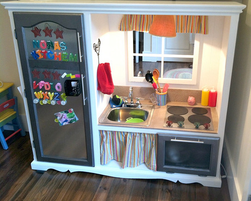 Best ideas about DIY Play Kitchen From Entertainment Center
. Save or Pin DIY Inspiration for my TV Cabinet Play Kitchen – At Home Now.