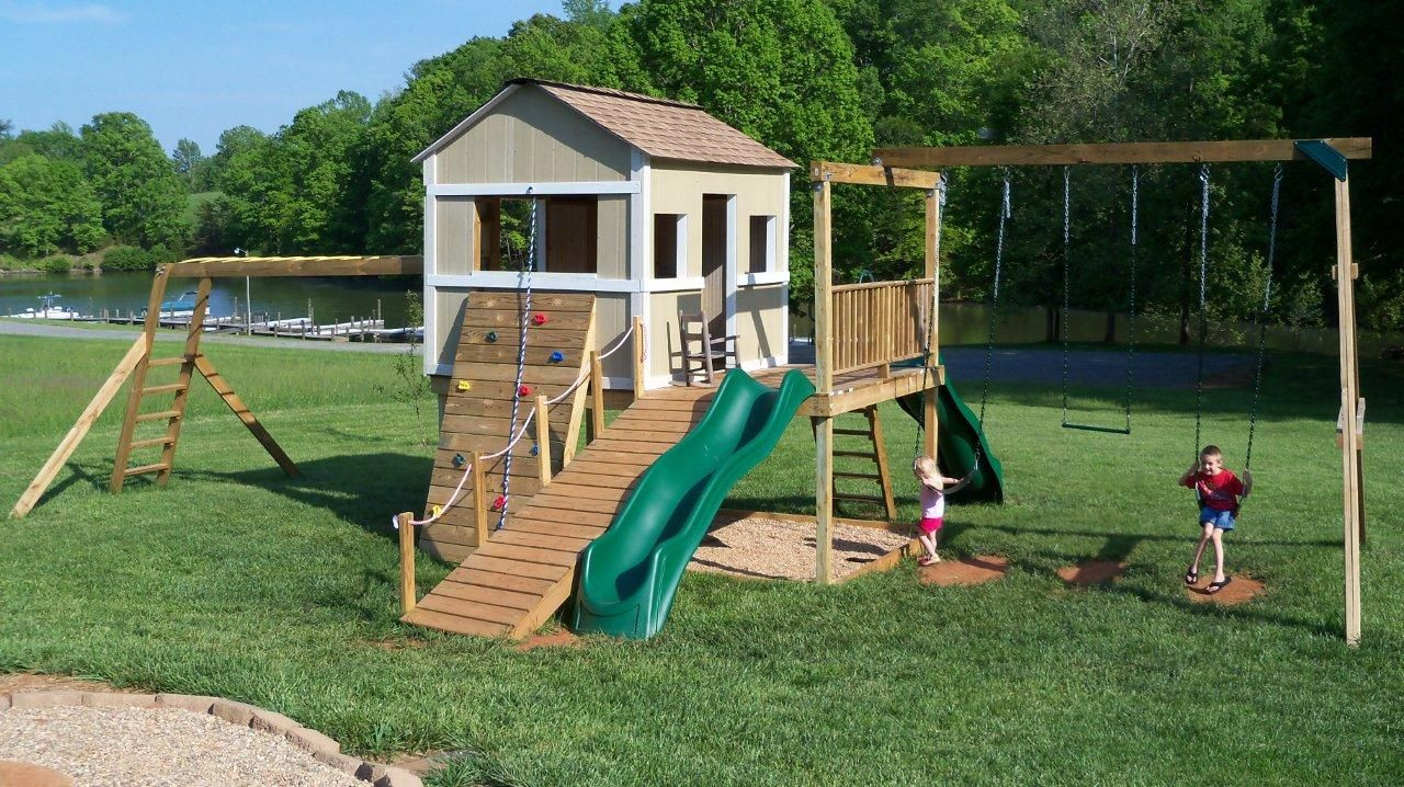 Best ideas about DIY Playground Plans
. Save or Pin Clubhouse based on Ana s Plan Now.