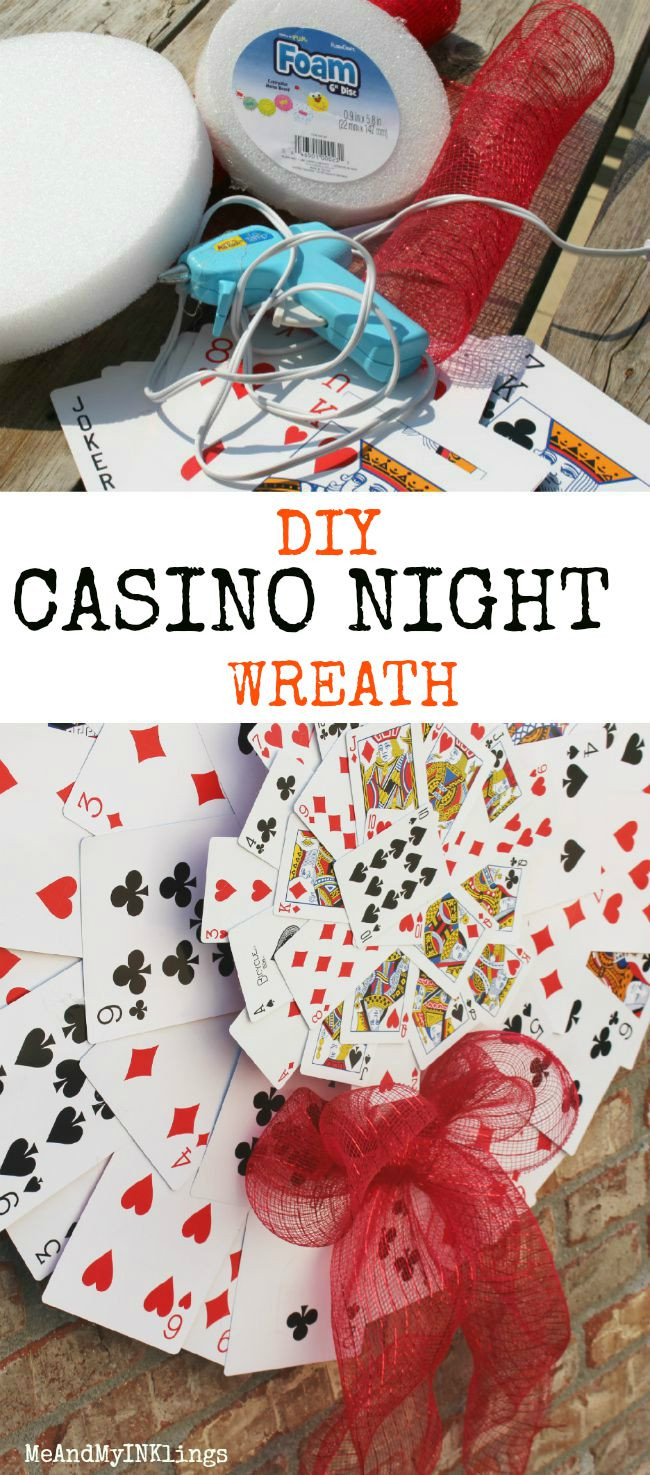 Best ideas about DIY Playing Cards
. Save or Pin DIY Playing Card Casino Night Wreath Laura Kelly s Inklings Now.