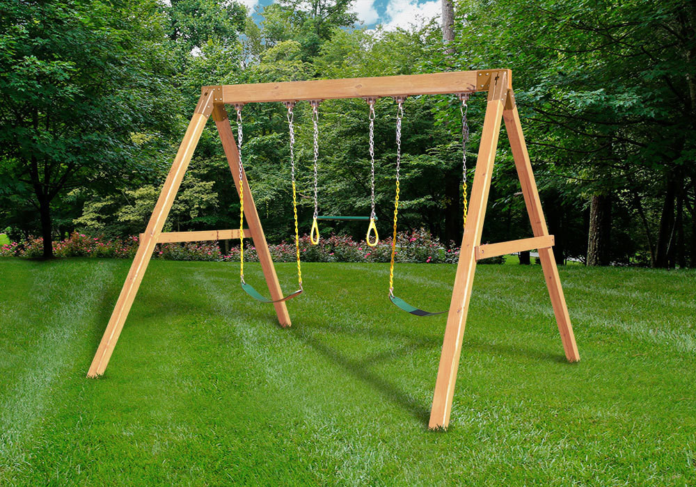 Best ideas about DIY Playset Kits
. Save or Pin Free Standing Swing Beam with Swings DIY Kit Now.