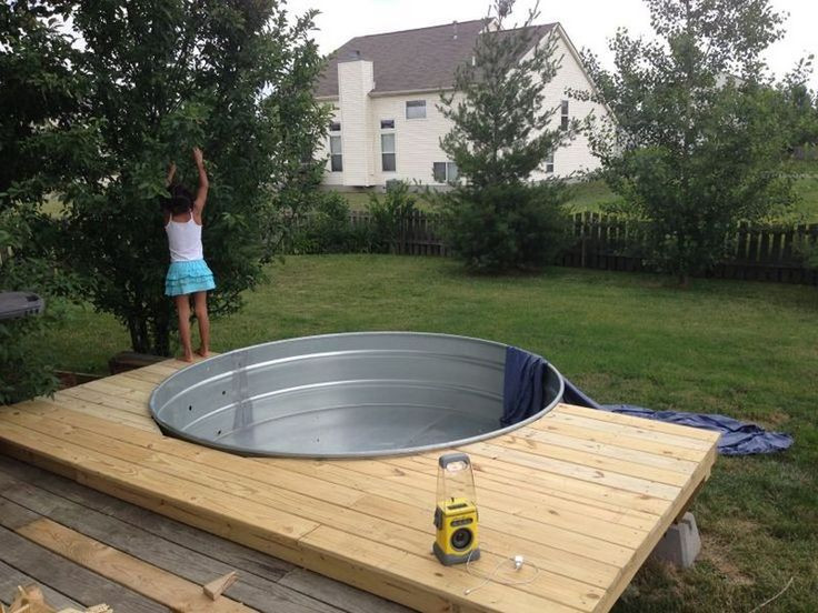 Best ideas about DIY Plunge Pools
. Save or Pin Galvanized Stock Tank Turned DIY Pool Now.