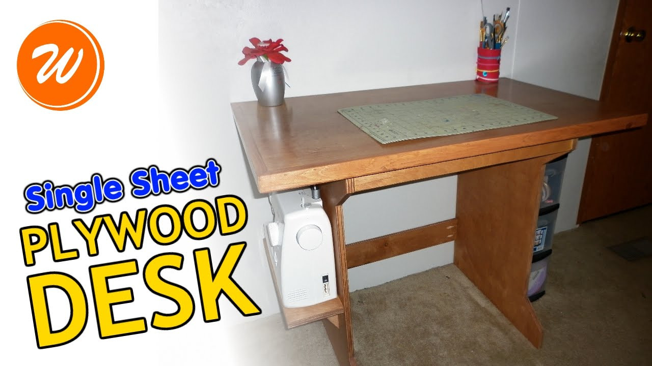 Best ideas about DIY Plywood Desk
. Save or Pin How To Make A Simple Plywood Desk Now.