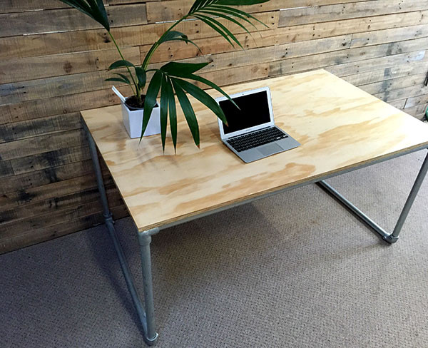 Best ideas about DIY Plywood Desk
. Save or Pin DIY Plywood Desk with Pipe Frame Plans to Build Your Own Now.