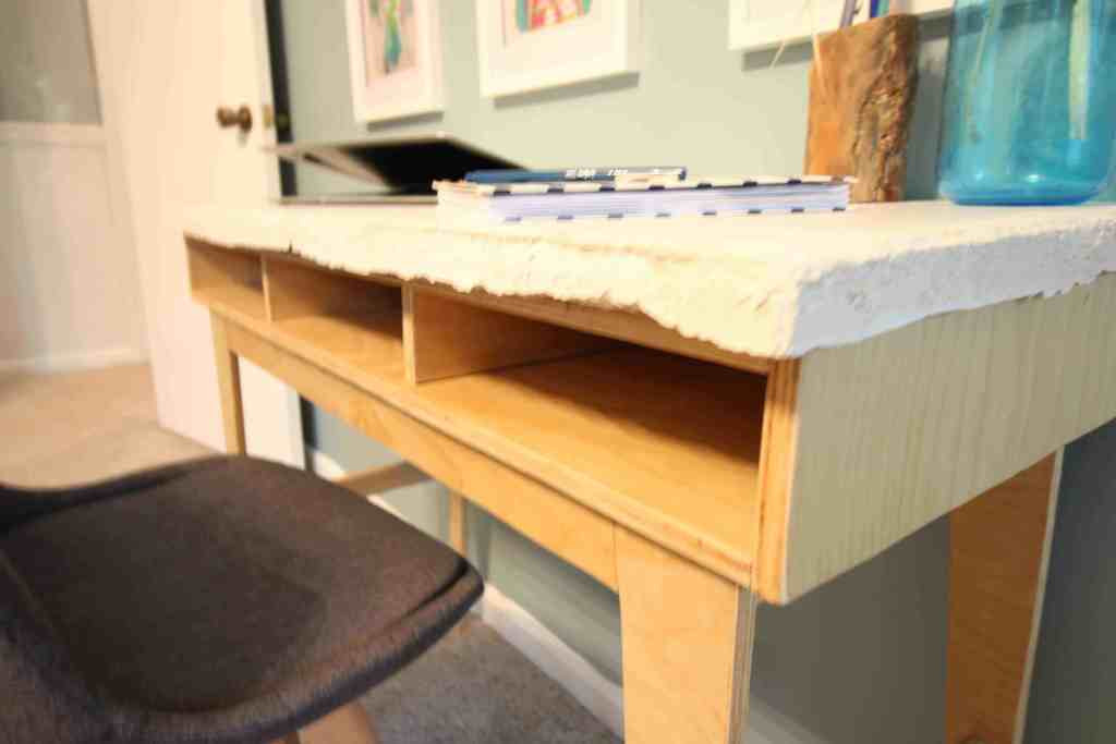Best ideas about DIY Plywood Desk
. Save or Pin DIY Plywood Concrete Desk • Charleston Crafted Now.