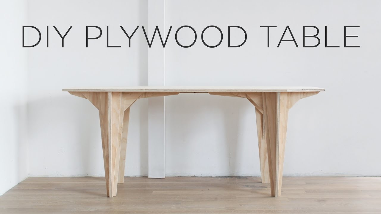 Best ideas about DIY Plywood Table
. Save or Pin DIY Plywood table Made from a single sheet of plywood Now.