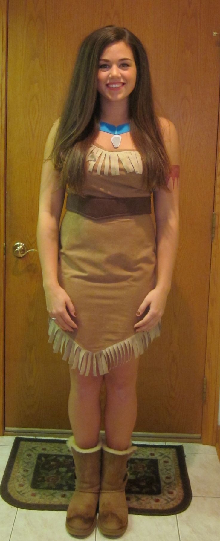 Best ideas about DIY Pocahontas Halloween Costume
. Save or Pin Homemade Pocahontas halloween costume Now.