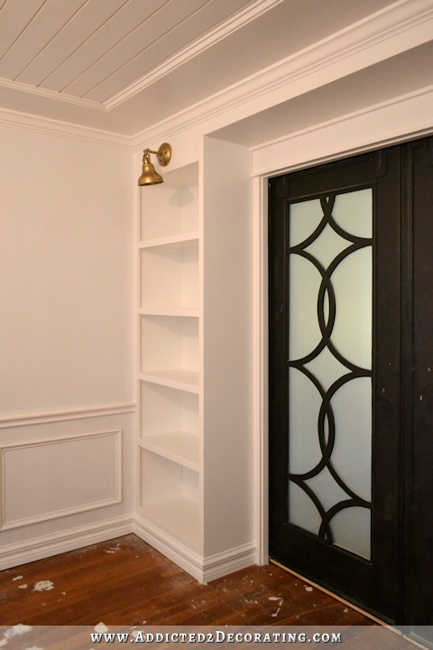 Best ideas about DIY Pocket Door
. Save or Pin DIY Pocket Door Bookcases – Finished Now.