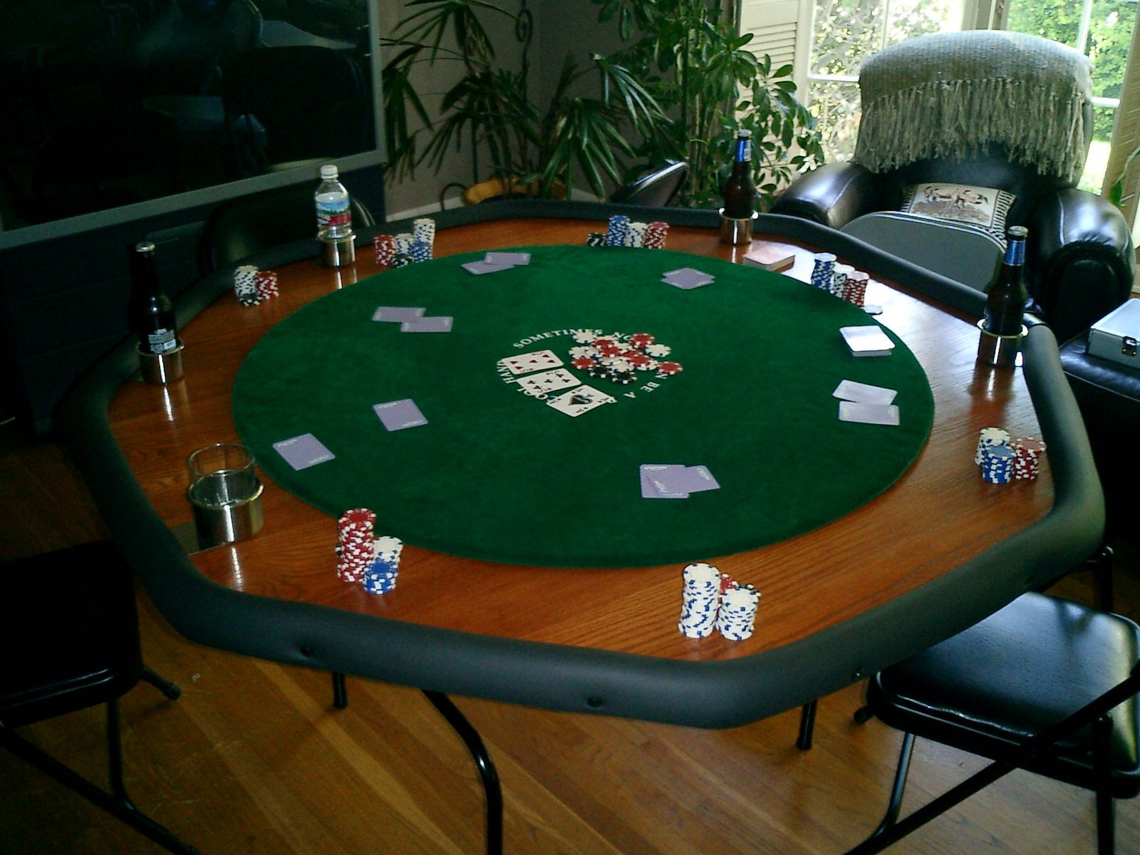 Best ideas about DIY Poker Table Topper
. Save or Pin DIY your own table this wouldn t be too hard either Now.