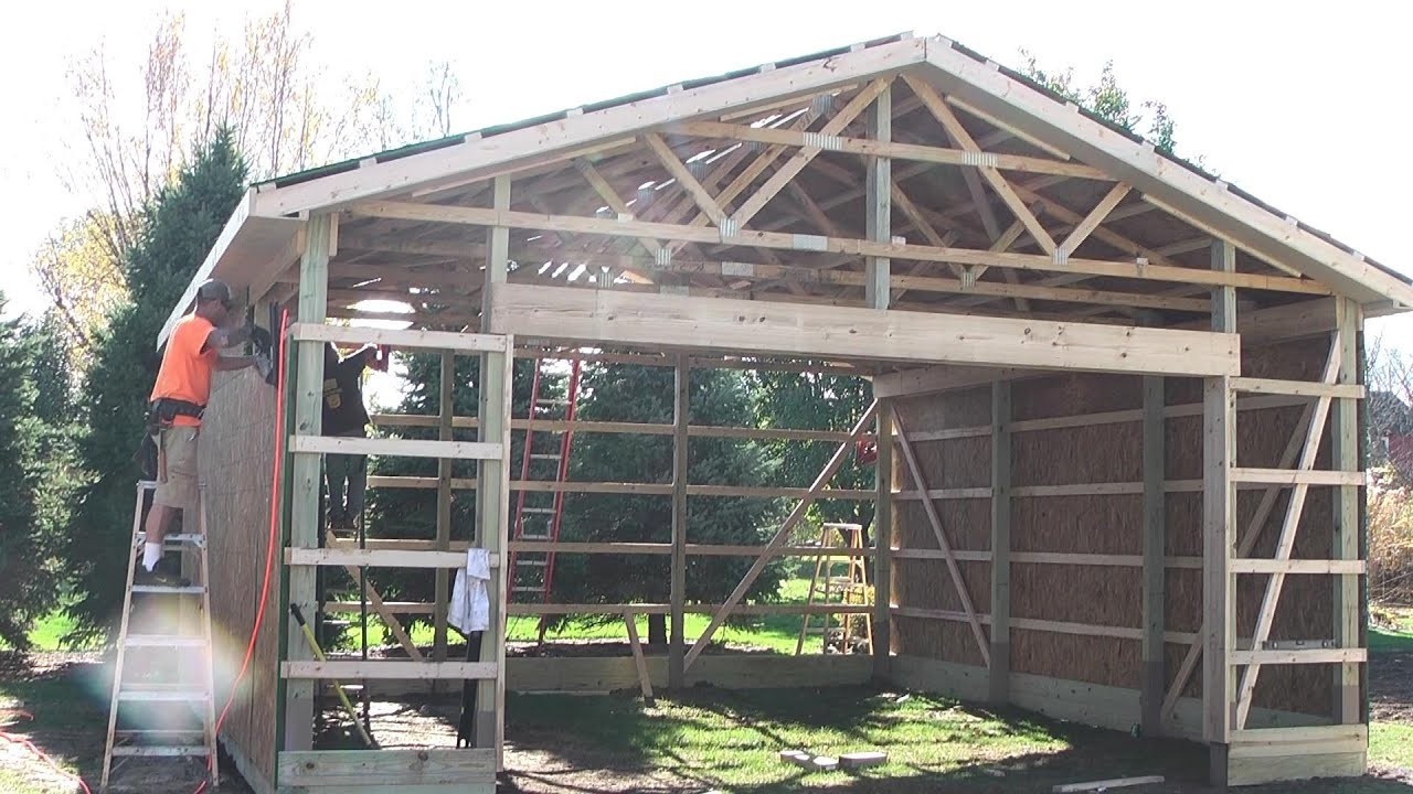 Best ideas about DIY Pole Barn
. Save or Pin DIY Pole Barns Shed Garage Construction LP SmartSide Now.