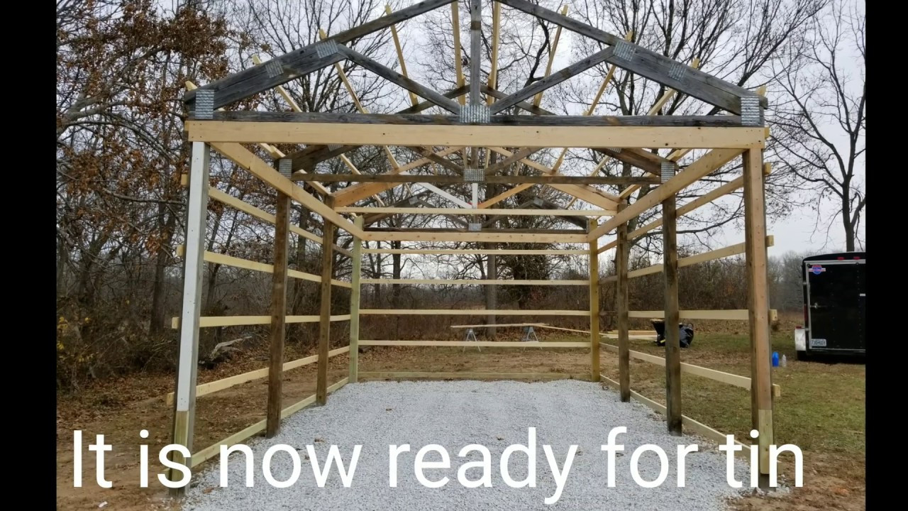 Best ideas about DIY Pole Barns Plans
. Save or Pin DIY 16 x 24 Pole Barn Now.