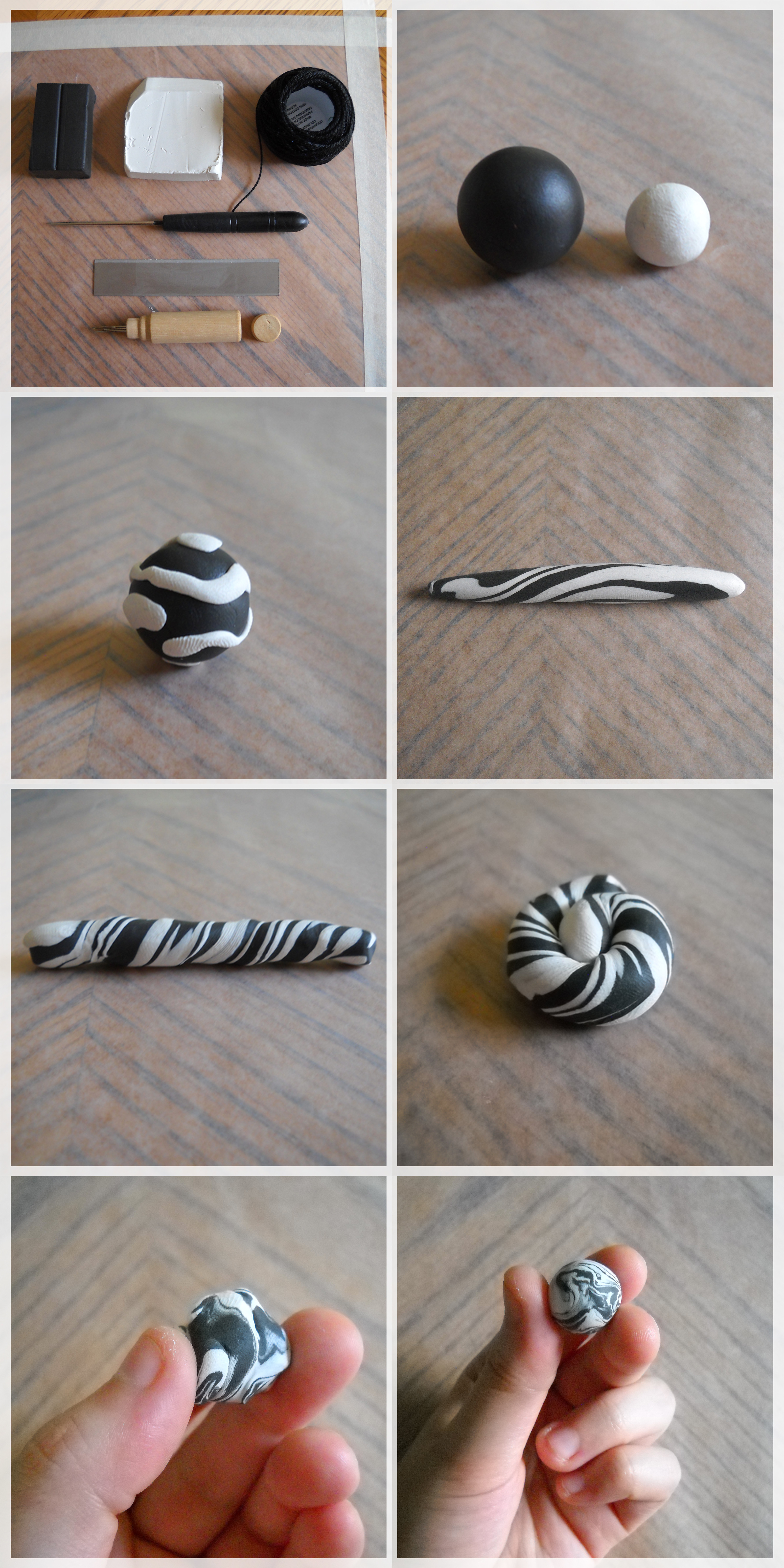 Best ideas about DIY Polymer Clay
. Save or Pin DIY Marbled Polymer Clay Beads Now.