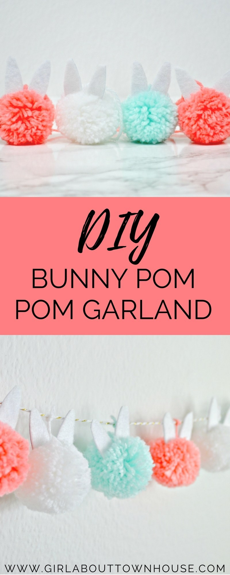 Best ideas about DIY Pom Pom Garland
. Save or Pin Bunny DIY Pom Pom Garland Tutorial Girl about townhouse Now.
