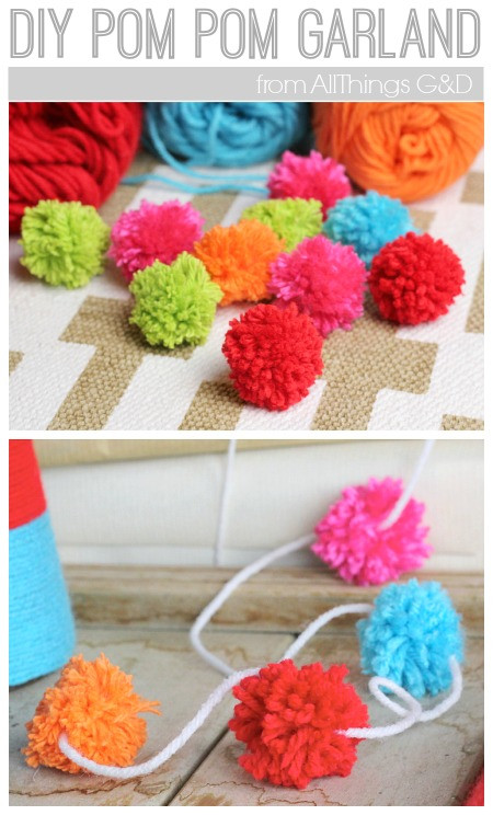 Best ideas about DIY Pom Pom Garland
. Save or Pin DIY Pom Pom Garland All Things G&D Now.