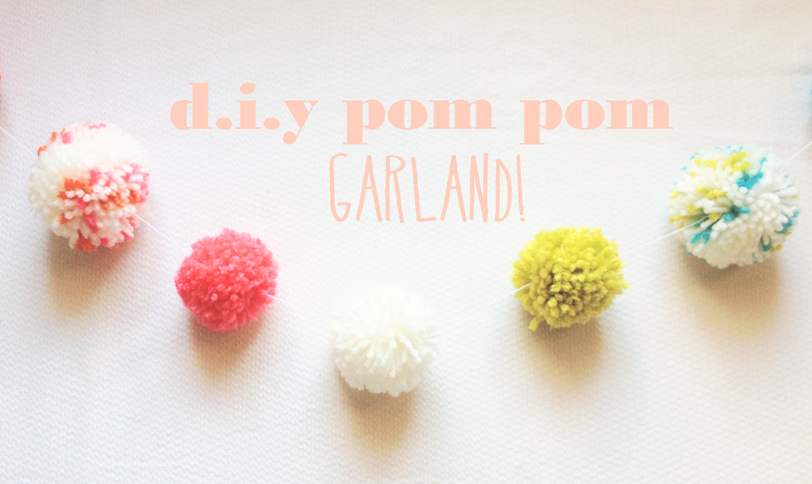 Best ideas about DIY Pom Pom Garland
. Save or Pin M O T H E R OF B E E E S Pom Pom Garland Now.