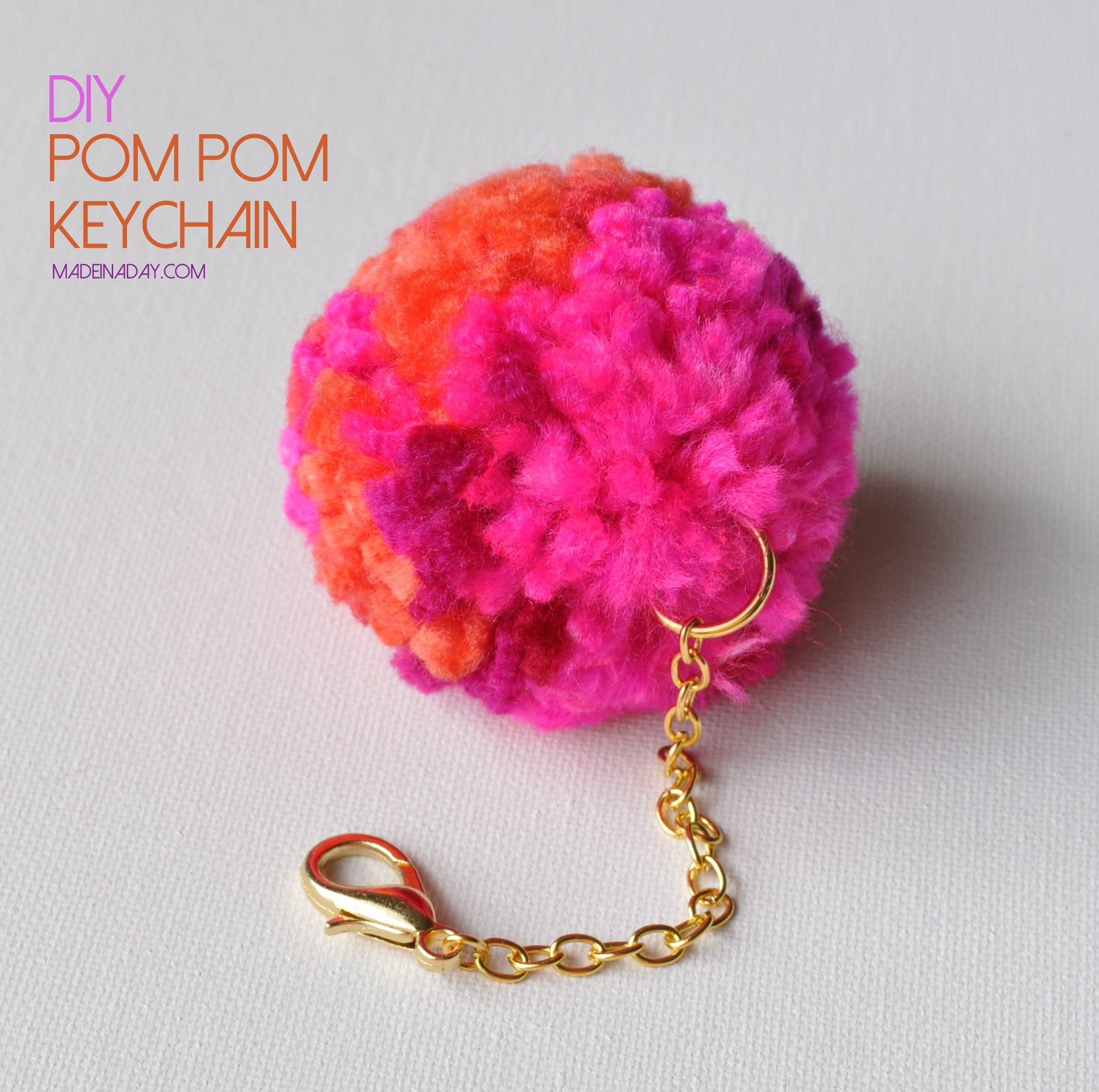 Best ideas about DIY Pom Pom Maker
. Save or Pin DIY Pom Pom Keychain Bag Charm BLOG ALL POSTS Now.