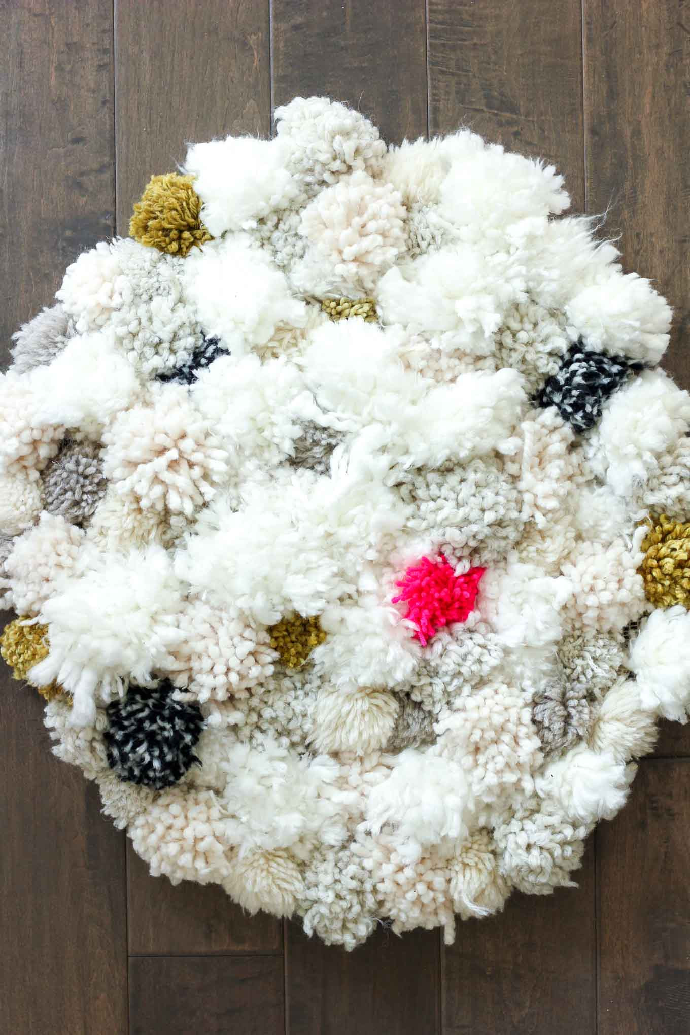 Best ideas about DIY Pom Pom Rug
. Save or Pin 12 Unique and Modern DIY Nursery Decor Ideas Now.