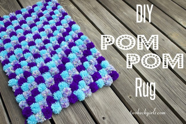 Best ideas about DIY Pom Pom Rug
. Save or Pin 20 DIY Yarn Projects for this Winter Pretty Designs Now.