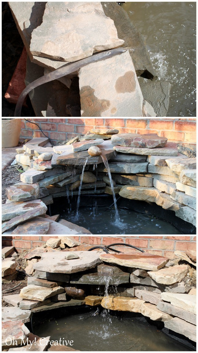 Best ideas about DIY Pond Waterfall
. Save or Pin How To Build A Pond Waterfall Step By Step Oh My Creative Now.