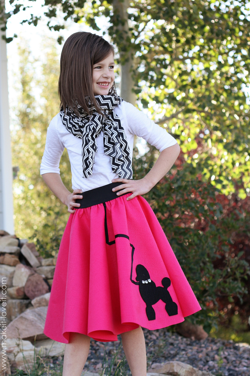 Best ideas about DIY Poodle Skirt
. Save or Pin Halloween Costume Ideas Very Low Sew POODLE SKIRT Now.