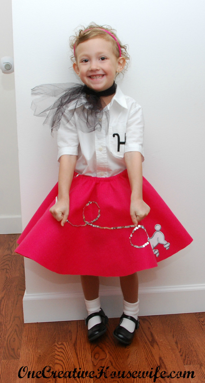 Best ideas about DIY Poodle Skirt
. Save or Pin e Creative Housewife 50s Day Poodle Skirt Tutorial Now.